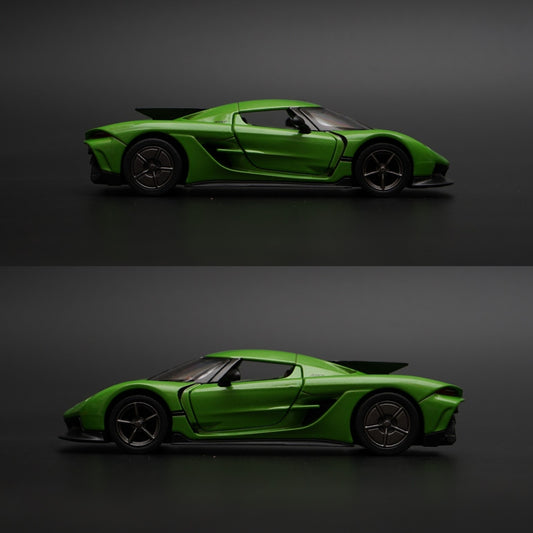 1:36 kinsmart Koenigsegg Jesko Absolut (Green) -  Kunju Vandi  