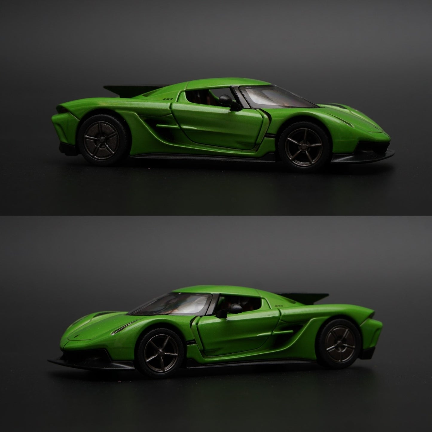 1:36 kinsmart Koenigsegg Jesko Absolut (Green) -  Kunju Vandi  