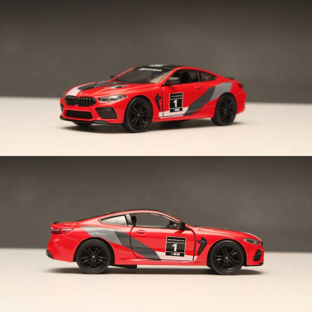 1:38 kinsmart BMW M8 Competition (Red), High Quality Diecast Car -  Kunju Vandi  