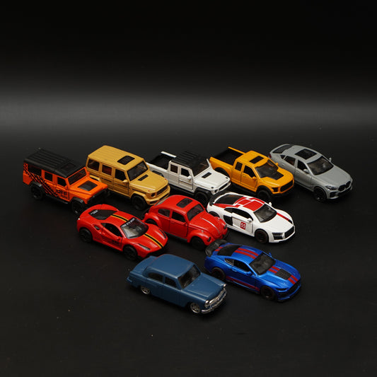 1:43 10 Car Combo Offer , STOCK CLEARING (10) -  Kunju Vandi  