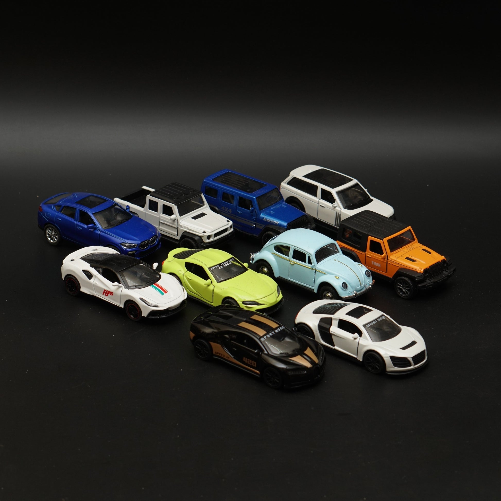 1:43 10 Car Combo Offer, STOCK CLEARING (11) -  Kunju Vandi  