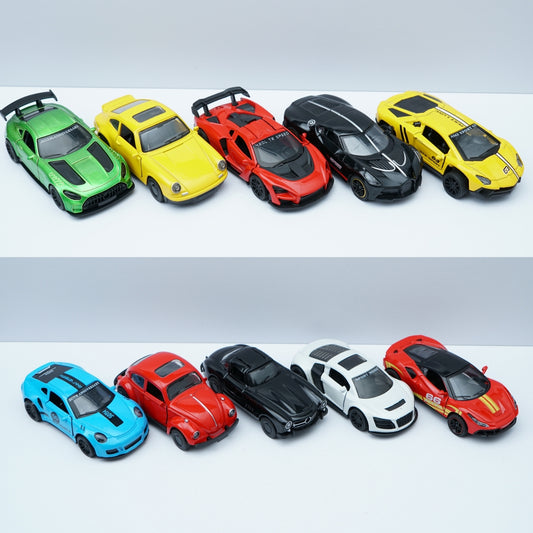 1:43 10 Car Combo Offer, STOCK CLEARING (9) -  Kunju Vandi  