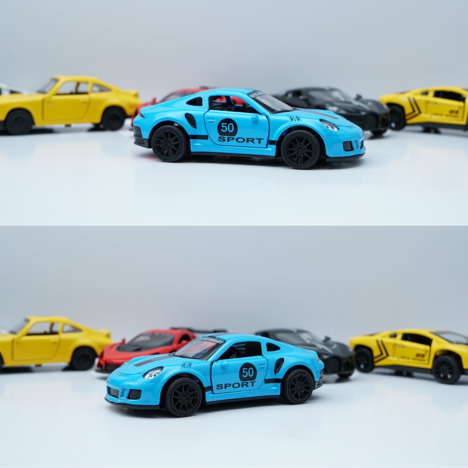 1:43 10 Car Combo Offer, STOCK CLEARING (9) -  Kunju Vandi  