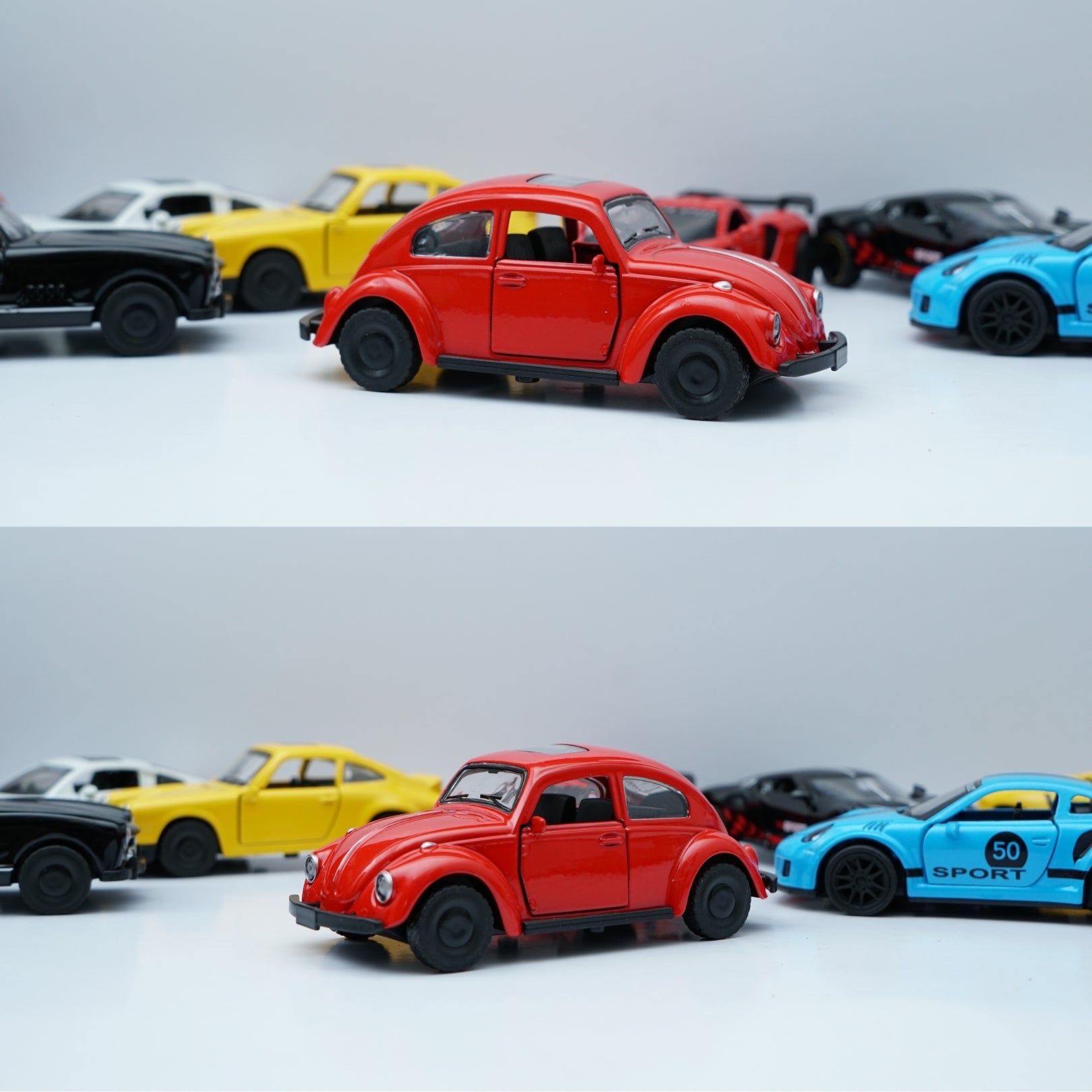 1:43 10 Car Combo Offer, STOCK CLEARING (9) -  Kunju Vandi  