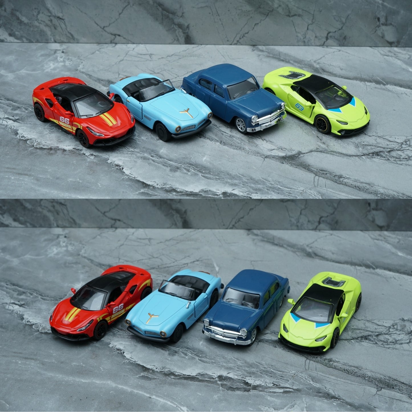 1:43 4 Car Combo Offer, STOCK CLEARING (11) -  Kunju Vandi  