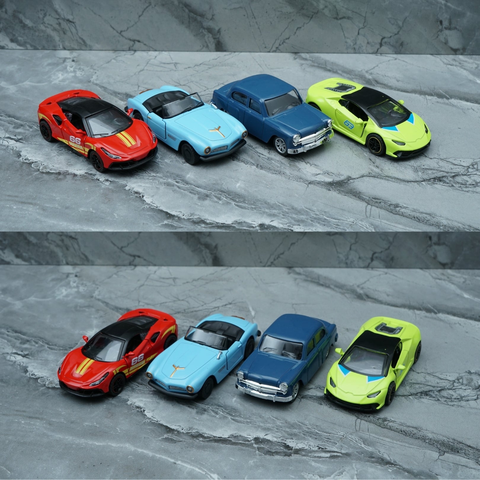1:43 4 Car Combo Offer, STOCK CLEARING (11) -  Kunju Vandi  