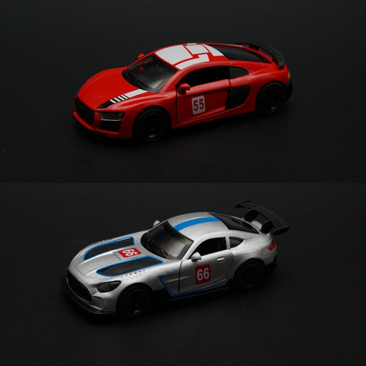 1:43 Audi , Amg GT Diecast Combo (Red,Silver) -  Kunju Vandi  