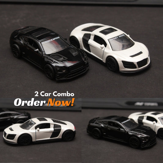1:43 Audi , Bentley Diecast Combo -  Kunju Vandi  
