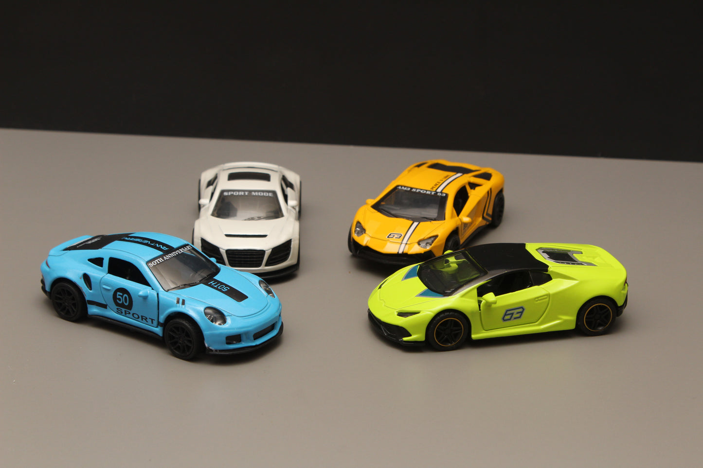 1:43 Audi, porsche, Lambo Diecast Combo -  Kunju Vandi  