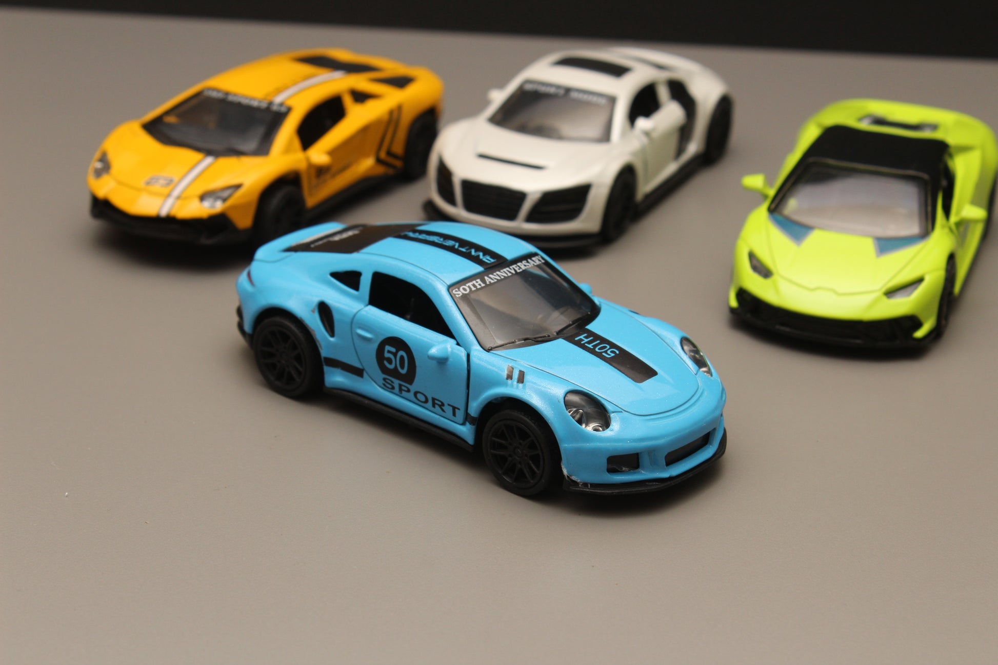 1:43 Audi, porsche, Lambo Diecast Combo -  Kunju Vandi  