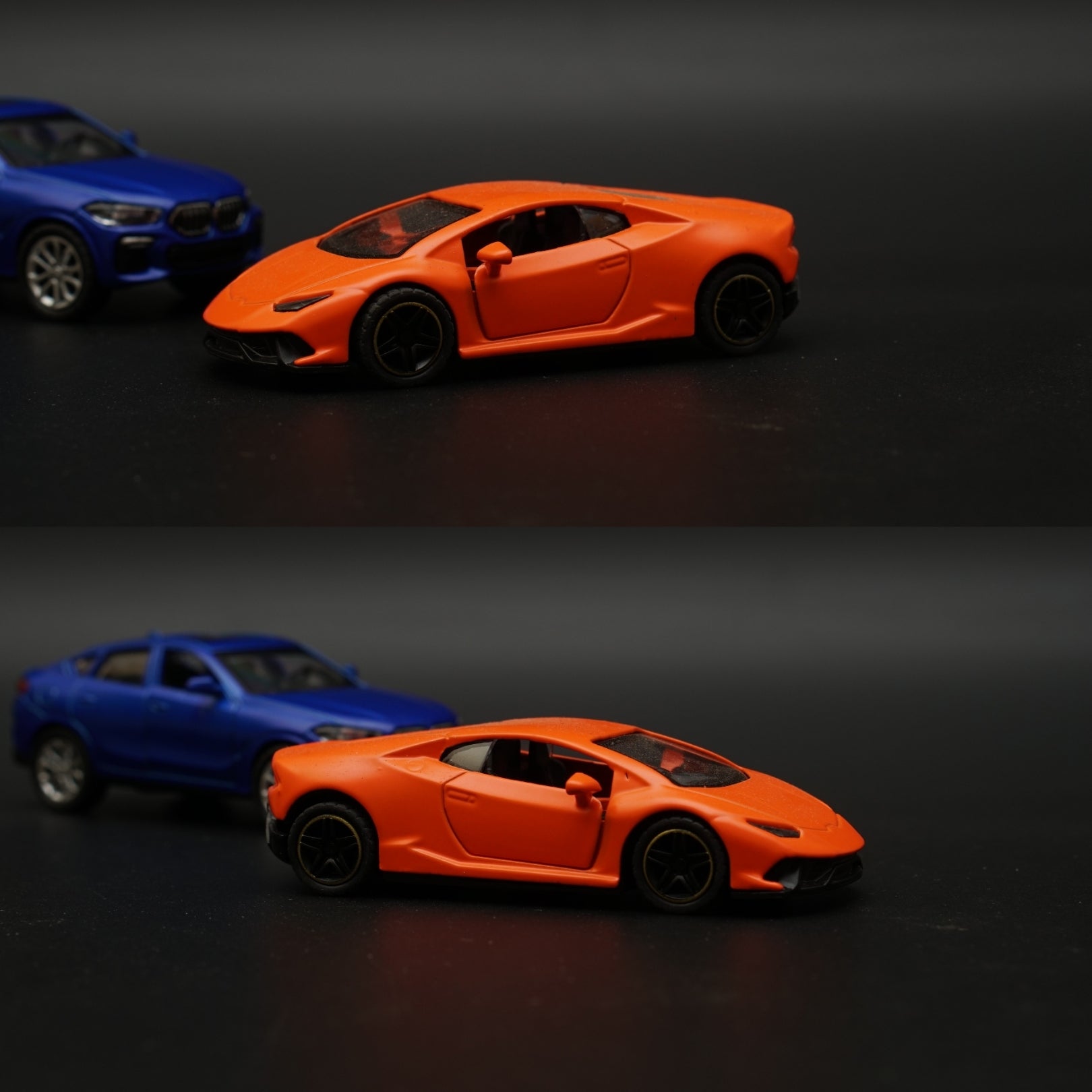 1:43 BMW , Porsche Diecast Combo (Blue,Orange) -  Kunju Vandi  