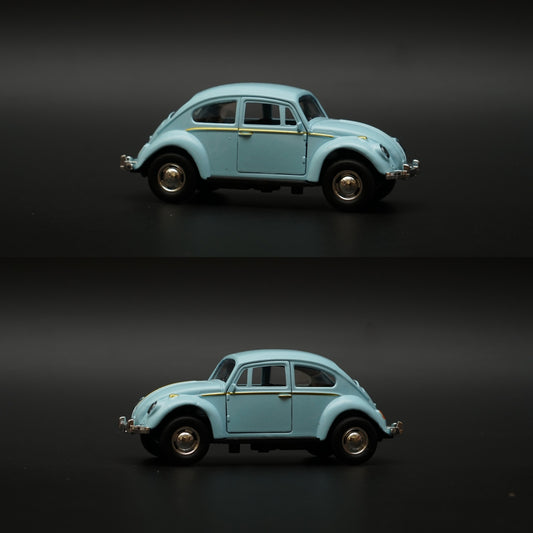 1:43 Beetle Metal Body Blue Diecast -  Kunju Vandi  