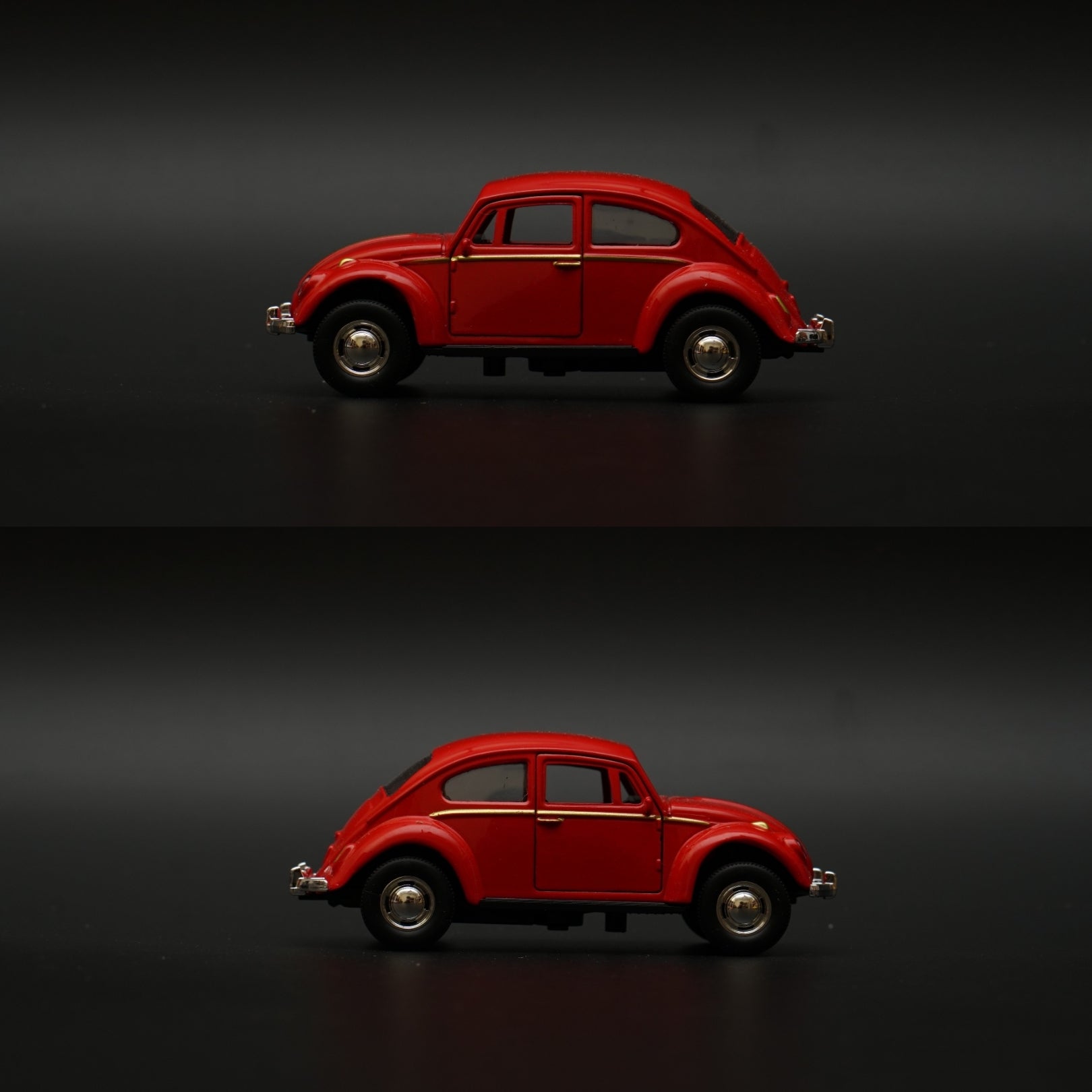 1:43 Beetle Metal Body Red Diecast -  Kunju Vandi  