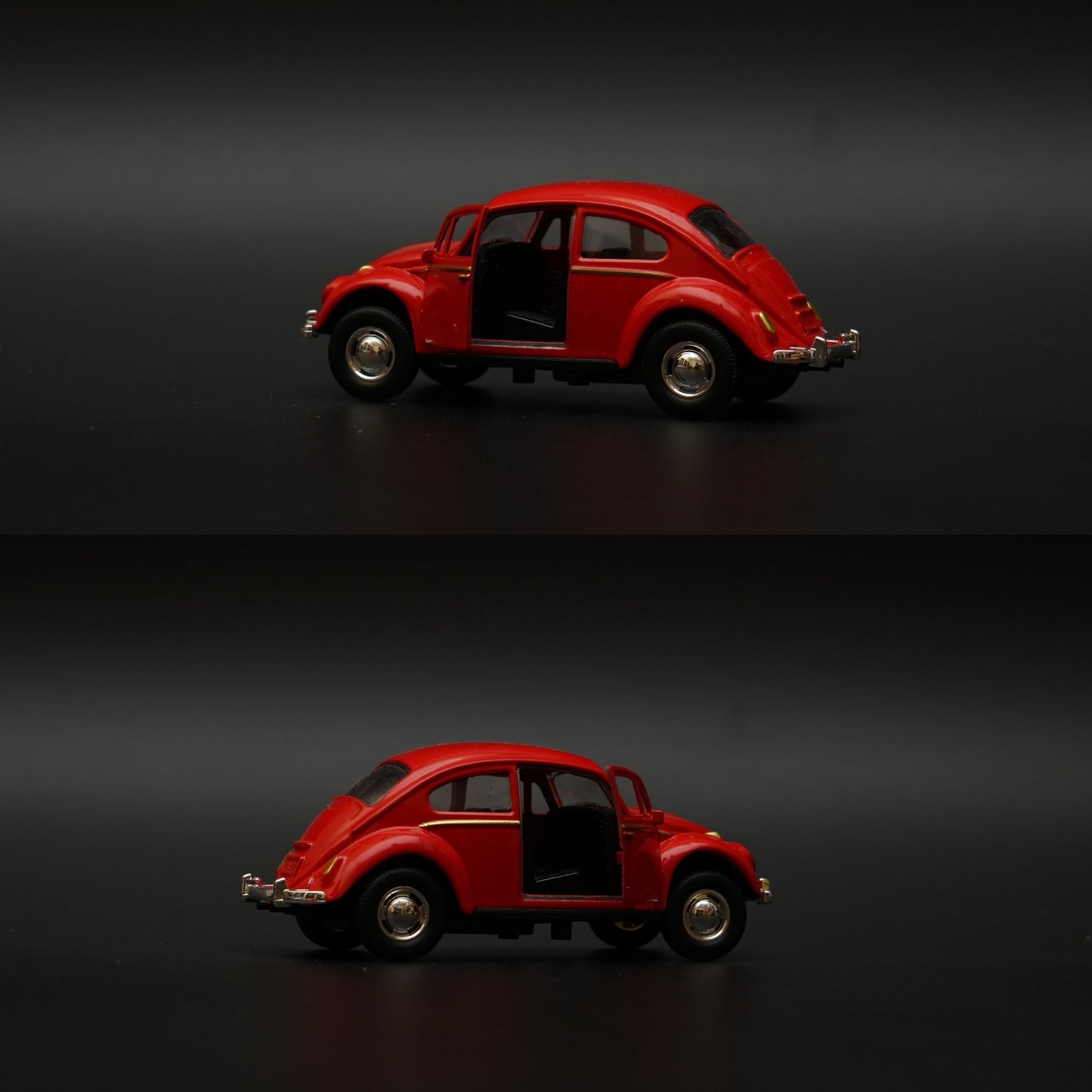 1:43 Beetle Metal Body Red Diecast -  Kunju Vandi  