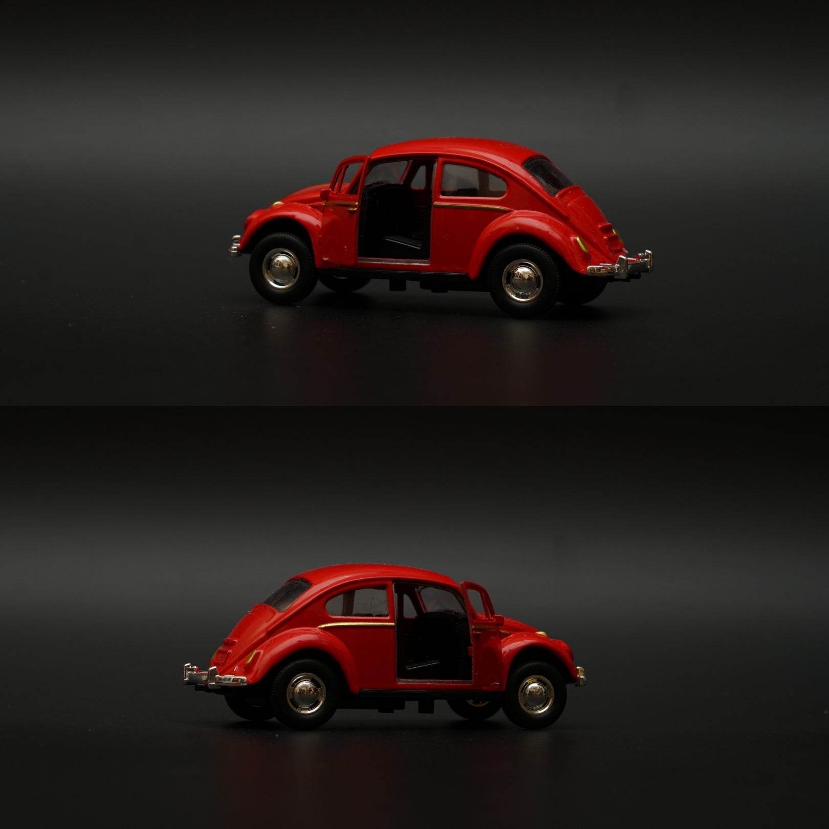 1:43 Beetle Metal Body Red Diecast -  Kunju Vandi  