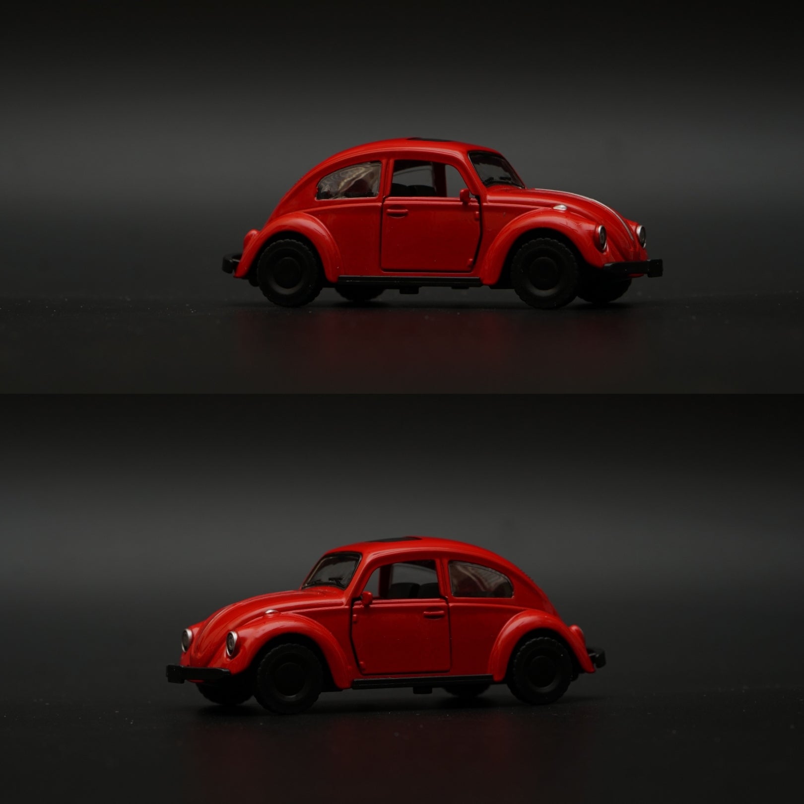 1:43 Beetle Metal Body Red Diecast (1) -  Kunju Vandi  