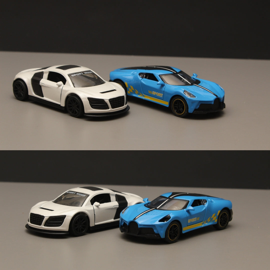 1:43 Bugatti , Audi Diecast Combo -  Kunju Vandi  