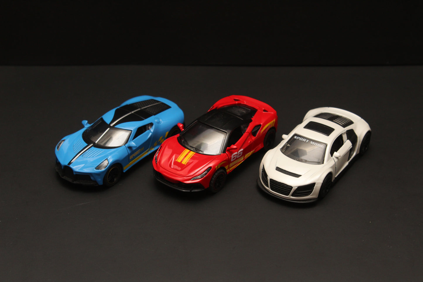 1:43 Bugatti , Ferrari , Audi Diecast combo -  Kunju Vandi  