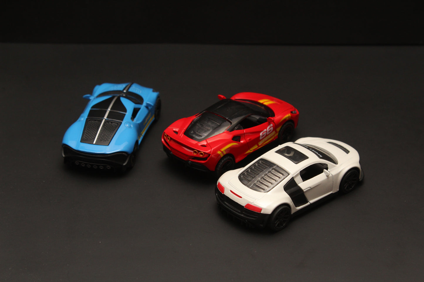 1:43 Bugatti , Ferrari , Audi Diecast combo -  Kunju Vandi  