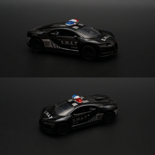 1:43 Bugatti Police Version Diecast -  Kunju Vandi  
