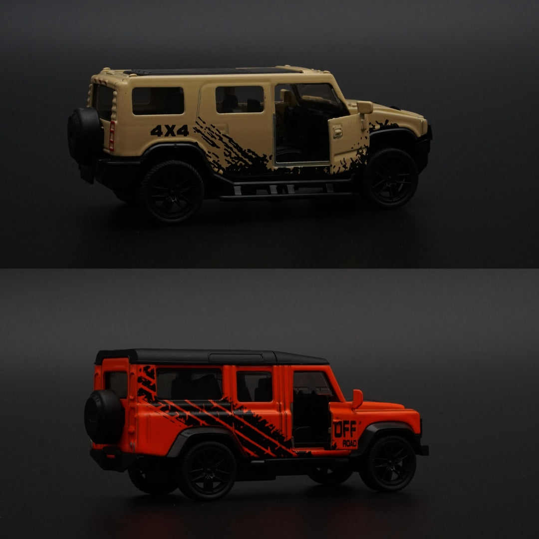 1:43 Defender , Hummer Diecast Combo -  Kunju Vandi  