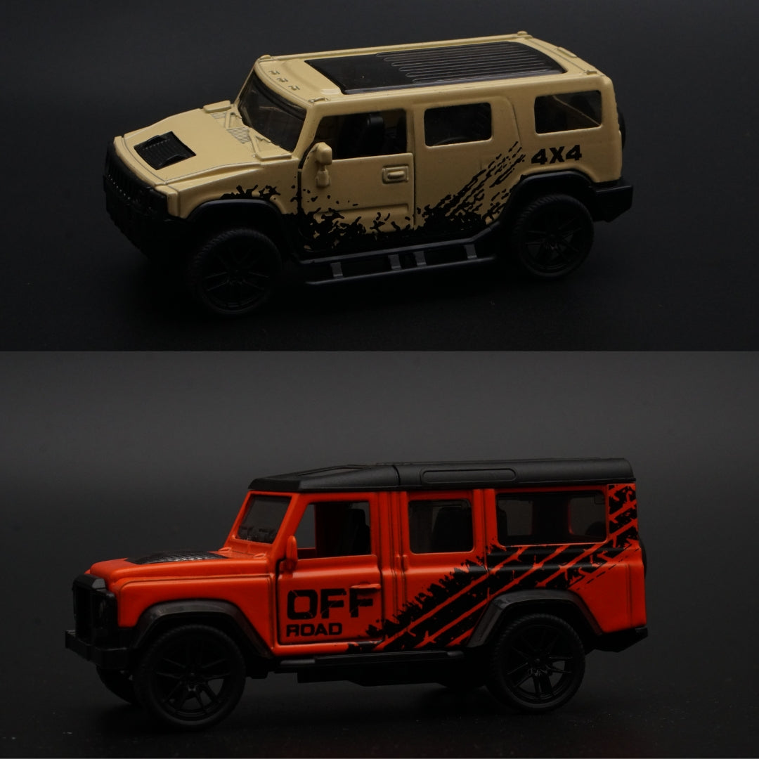 1:43 Defender , Hummer Diecast Combo -  Kunju Vandi  