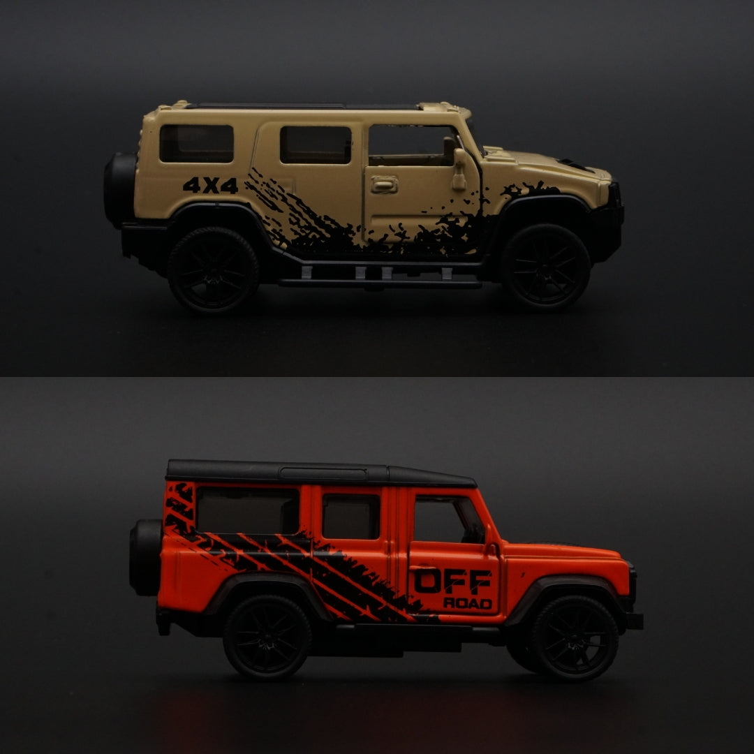 1:43 Defender , Hummer Diecast Combo -  Kunju Vandi  