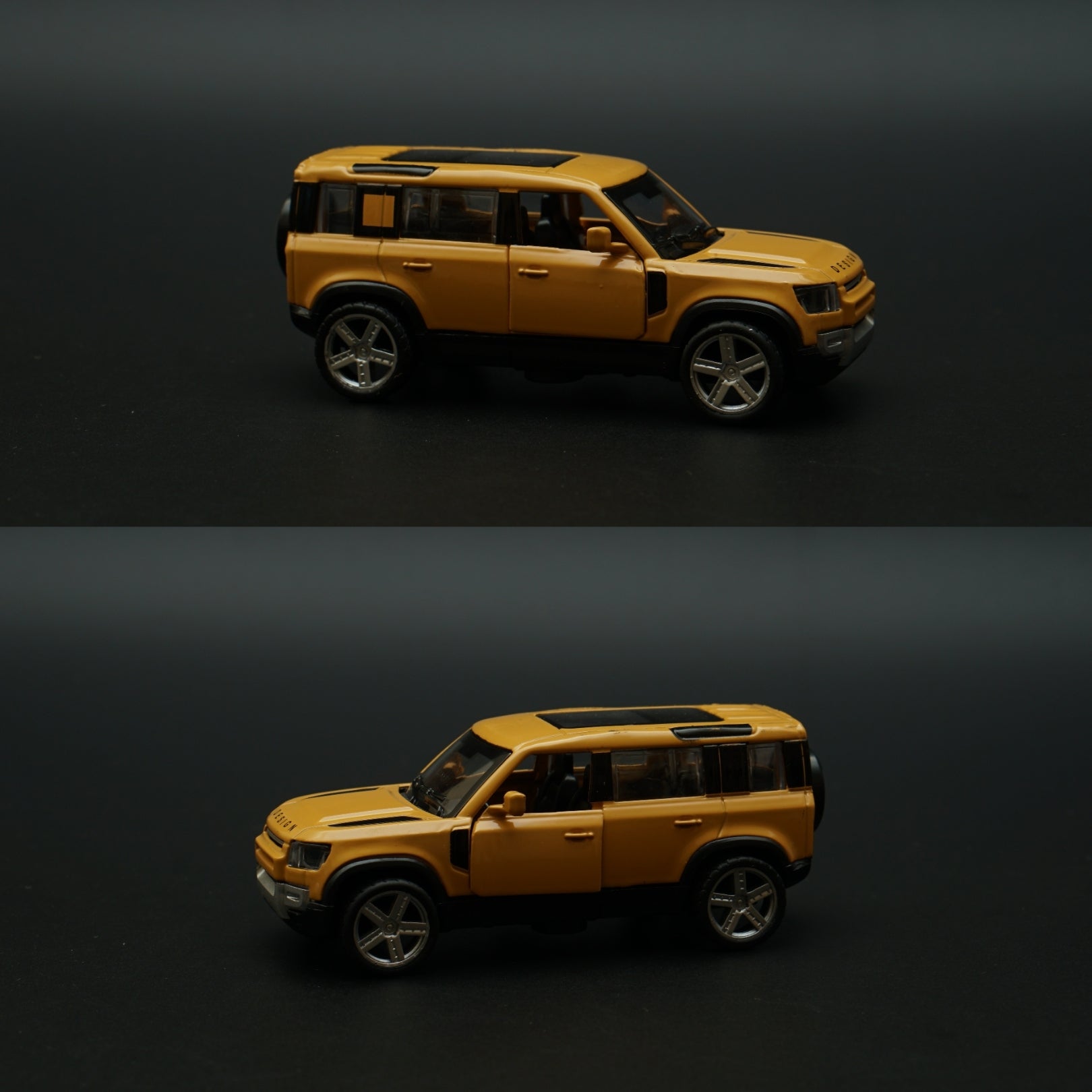 Body Vandi 1:43 Defender Yellow Metal Body – Kunju Vandi
