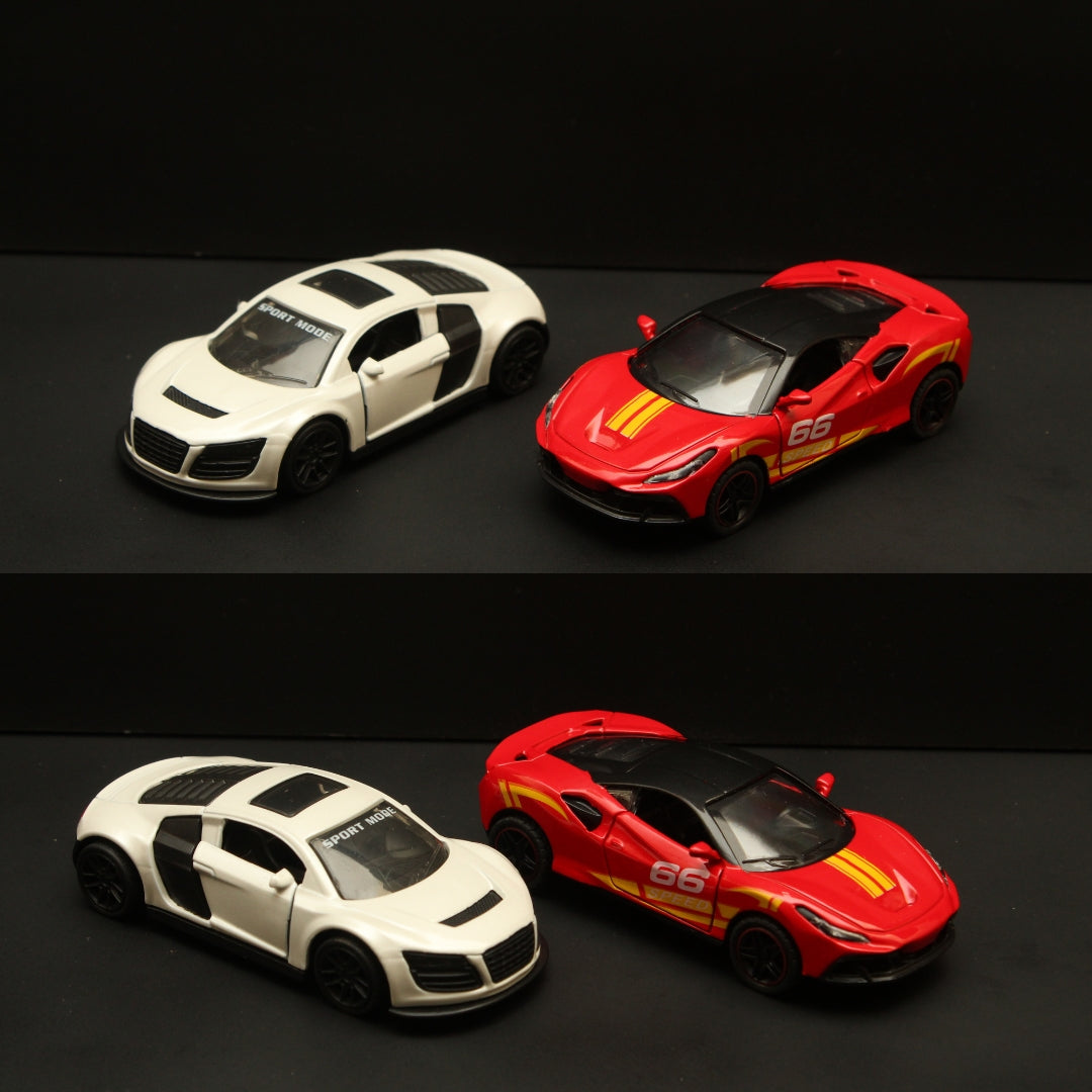 1:43 Ferrari , Audi Diecast Combo -  Kunju Vandi  