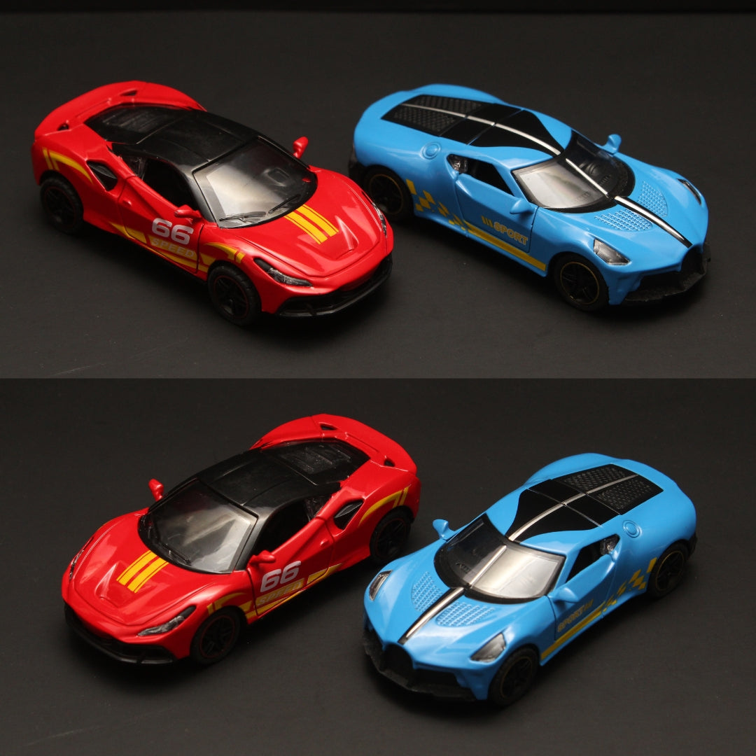1:43 Ferrari , Bugatti Diecast Combo -  Kunju Vandi  