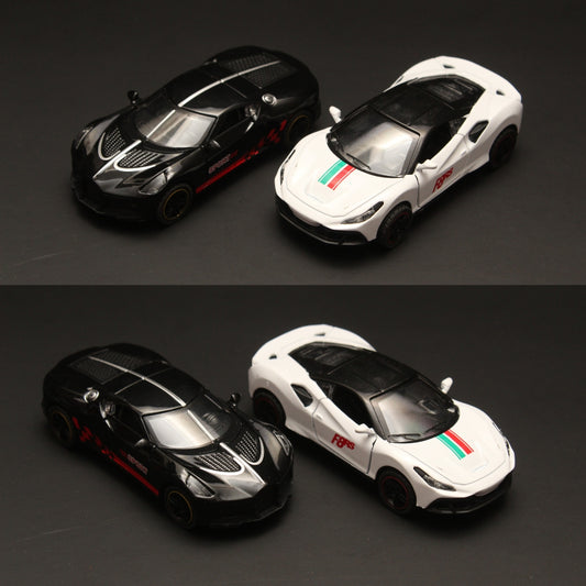 1:43 Ferrari , Bugatti Diecast Combo -  Kunju Vandi  
