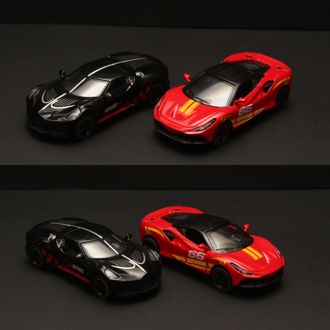 1:43 Ferrari , Bugatti Diecast Combo -  Kunju Vandi  