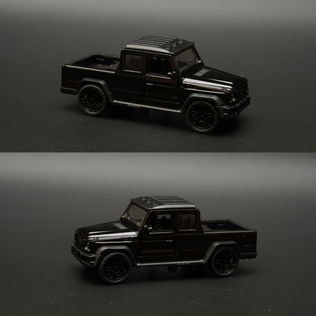 1:43 G-Class Pickup Diecast (Black) -  Kunju Vandi  
