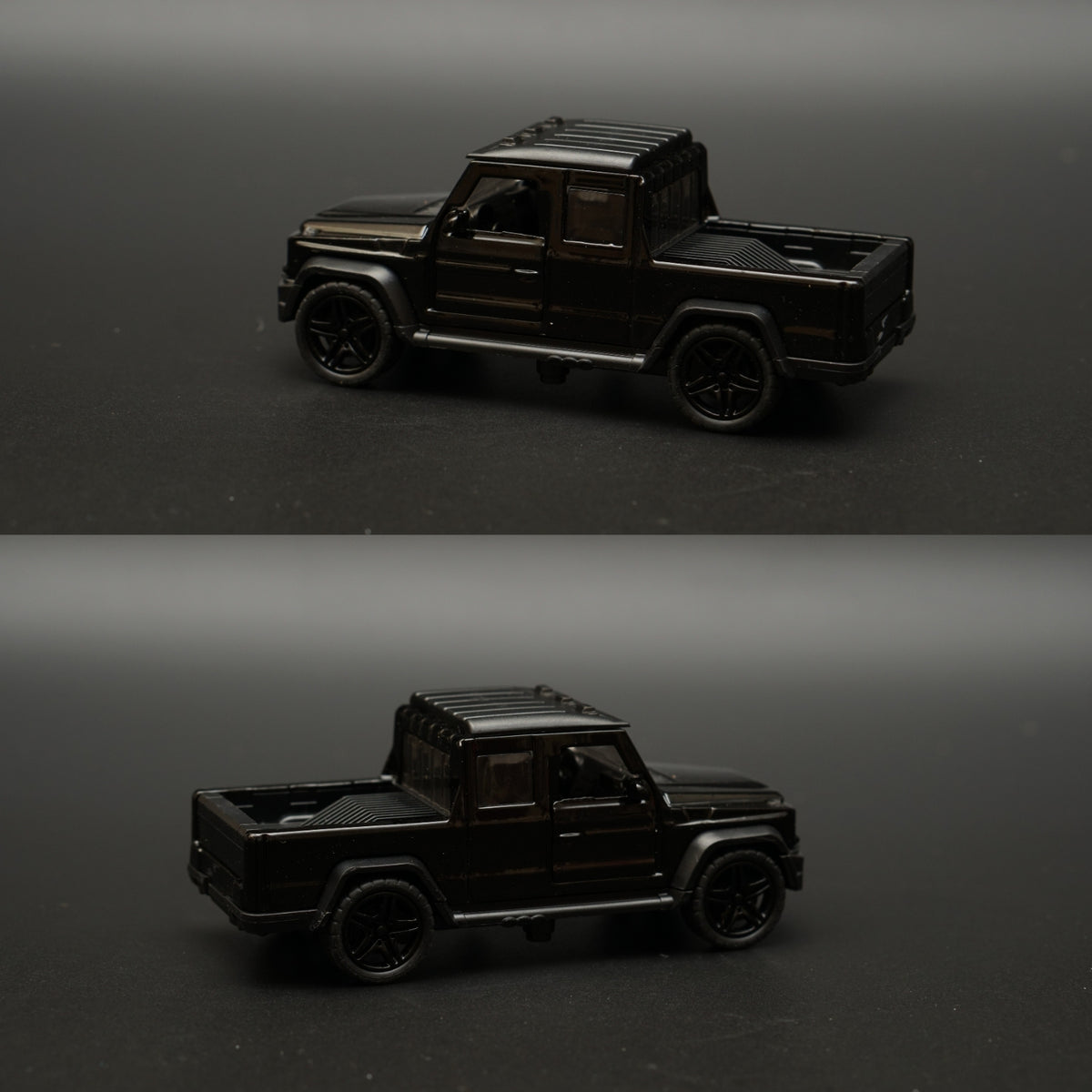 1:43 G-Class Pickup Diecast (Black) -  Kunju Vandi  
