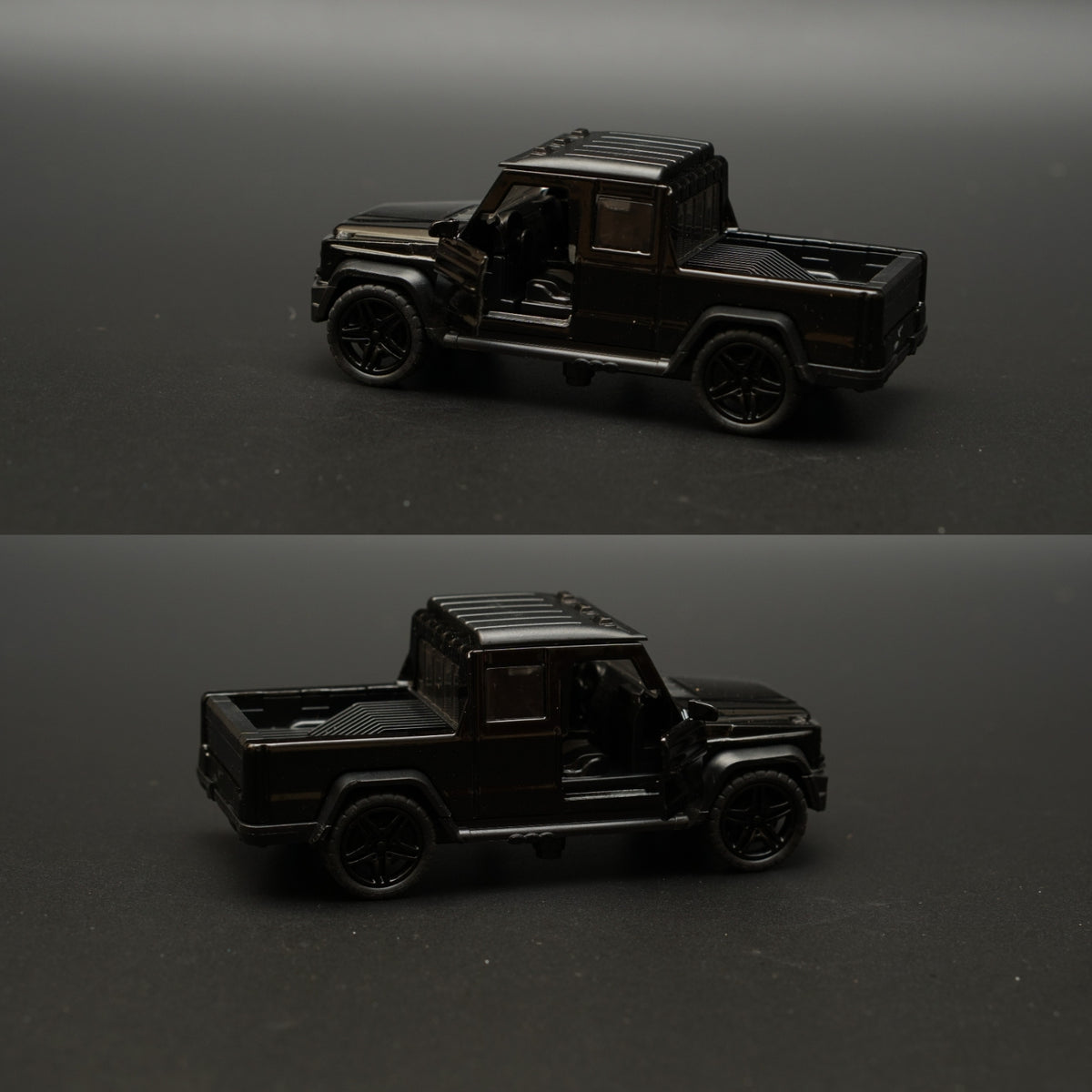 1:43 G-Class Pickup Diecast (Black) -  Kunju Vandi  