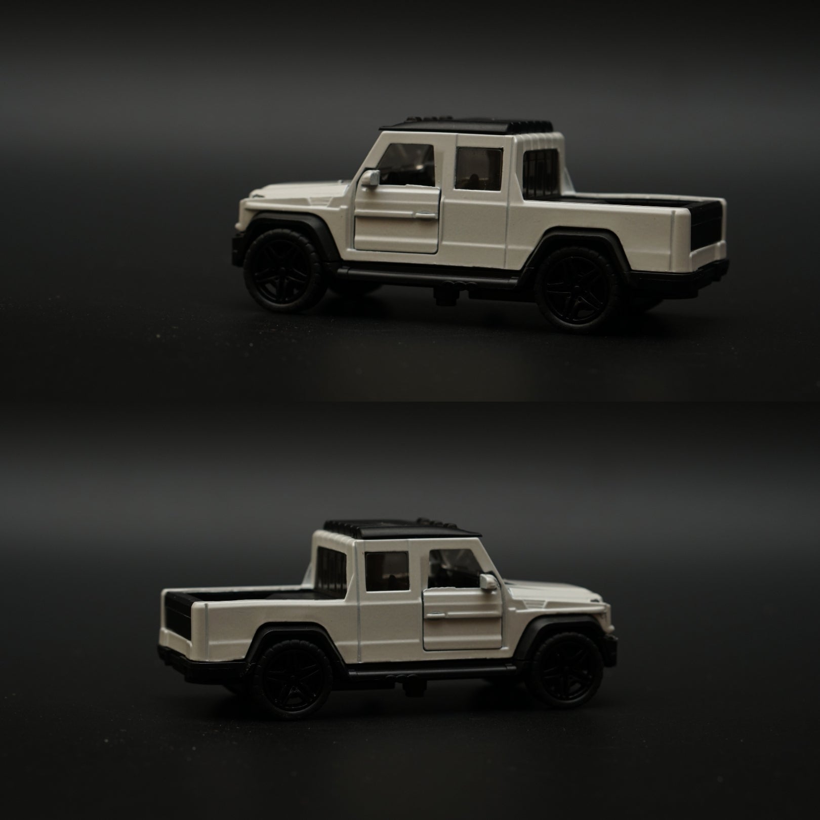 1:43 G-Class Pickup Diecast (White) -  Kunju Vandi  