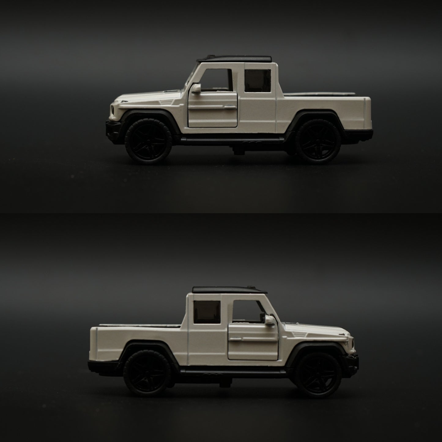 1:43 G-Class Pickup Diecast (White) -  Kunju Vandi  