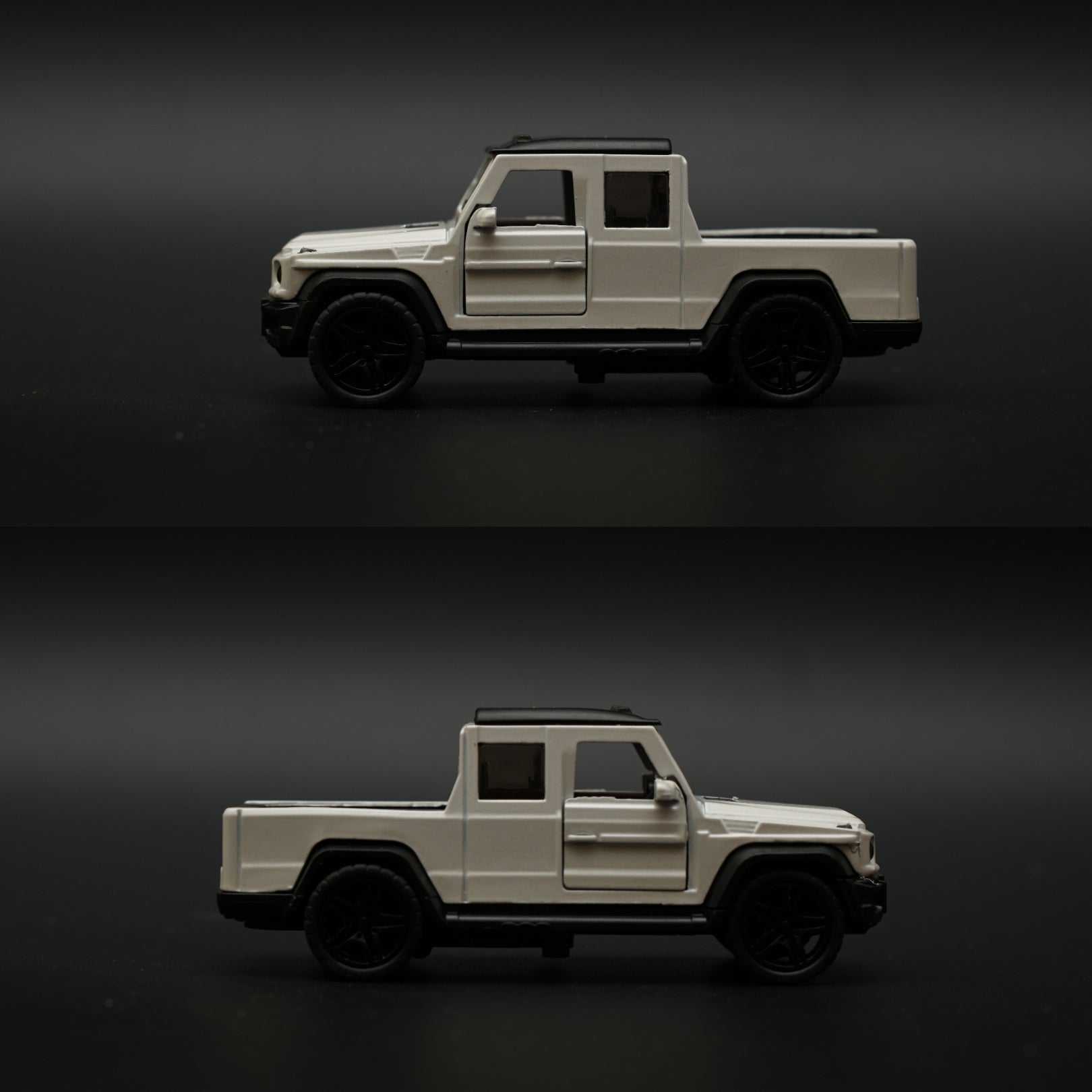 1:43 G-Class Pickup Diecast (White) -  Kunju Vandi  