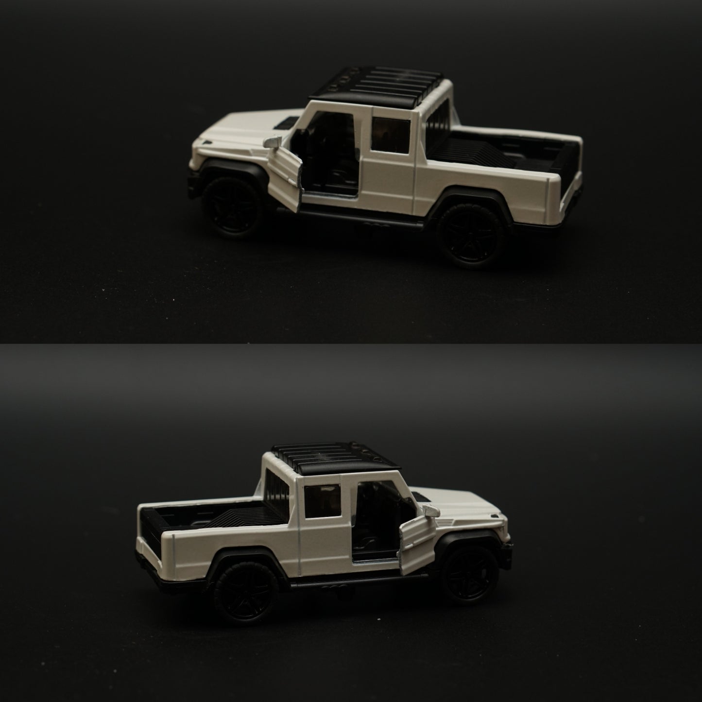 1:43 G-Class Pickup Diecast (White) -  Kunju Vandi  