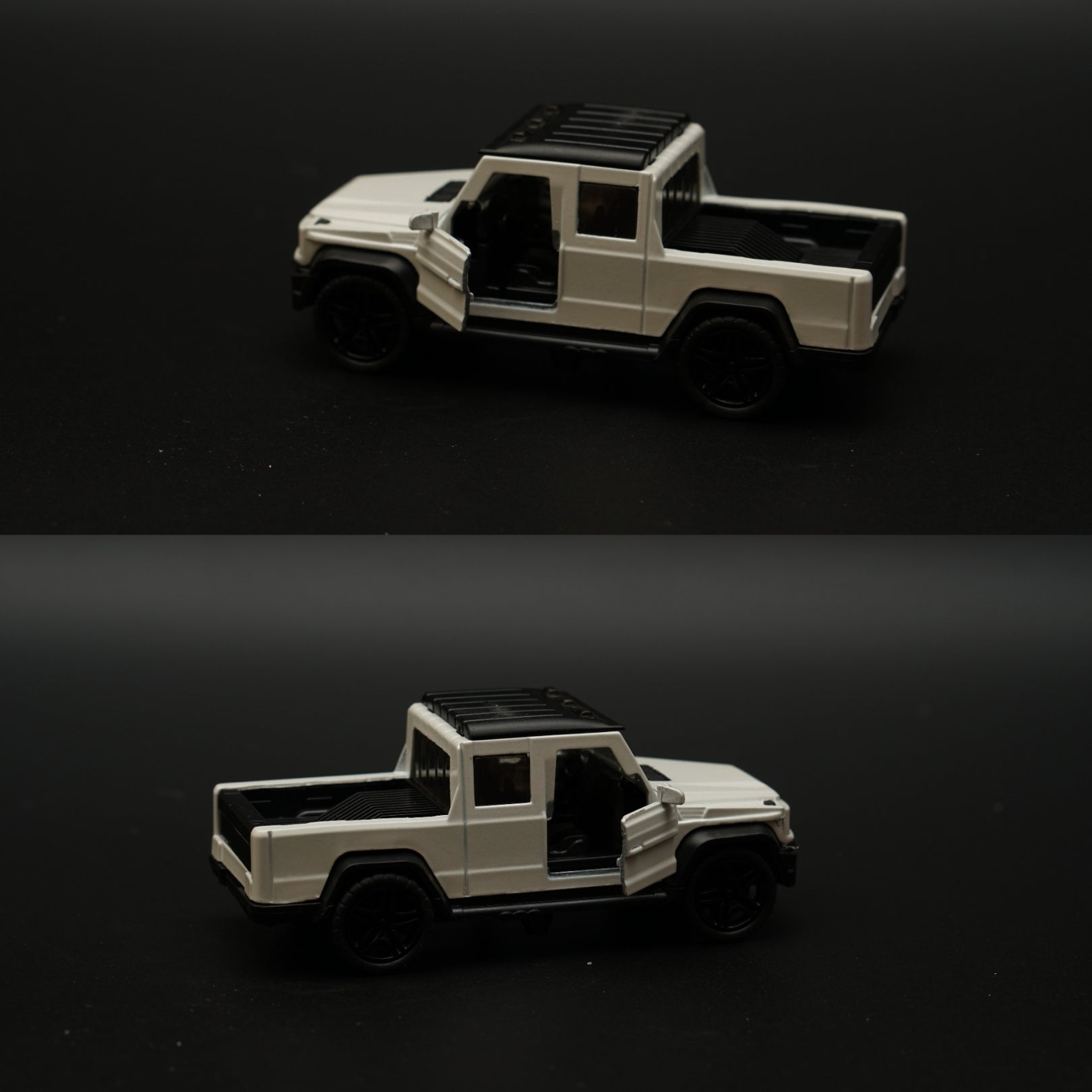 1:43 G-Class Pickup Diecast (White) -  Kunju Vandi  