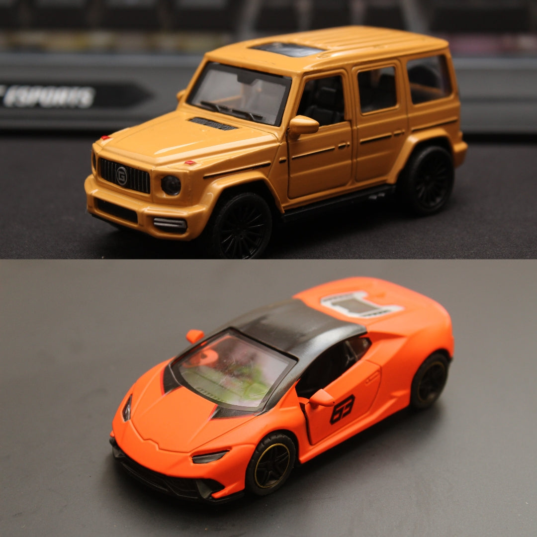 1:43 G Wagon , Lamborghini Diecast combo -  Kunju Vandi  