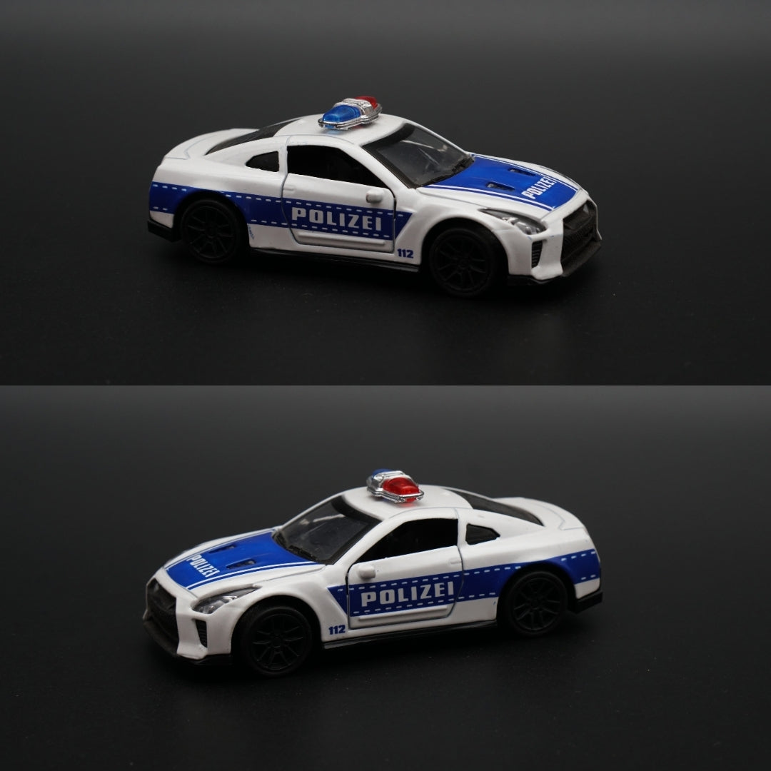 1:43 GTR Police Version Diecast -  Kunju Vandi  