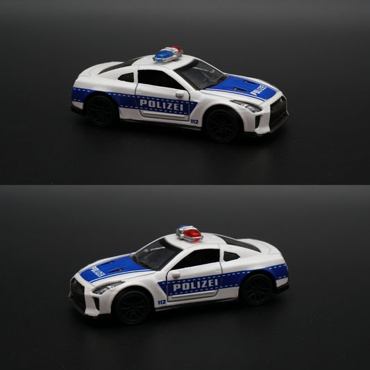 1:43 GTR Police Version Diecast -  Kunju Vandi  