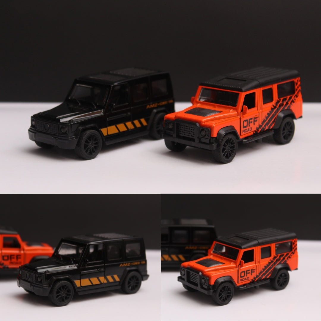 1:43 Gwagon , Defender Diecast Combo -  Kunju Vandi  