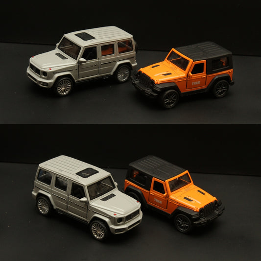 1:43 Gwagon , Thar Diecast Combo -  Kunju Vandi  