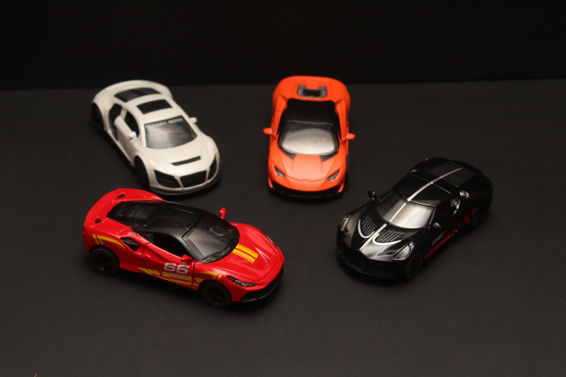 1:43 Lambo , Audi , Ferrari , Bugatti Diecast Combo -  Kunju Vandi  