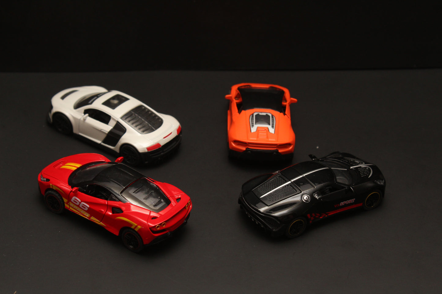 1:43 Lambo , Audi , Ferrari , Bugatti Diecast Combo -  Kunju Vandi  