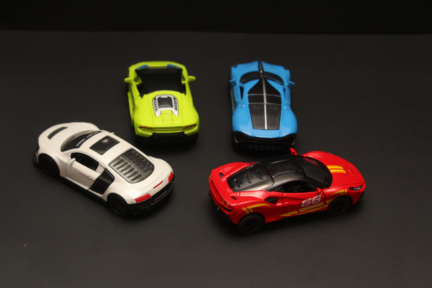 1:43 Lambo , Bugatti , Ferrari , Audi Diecast Combo -  Kunju Vandi  