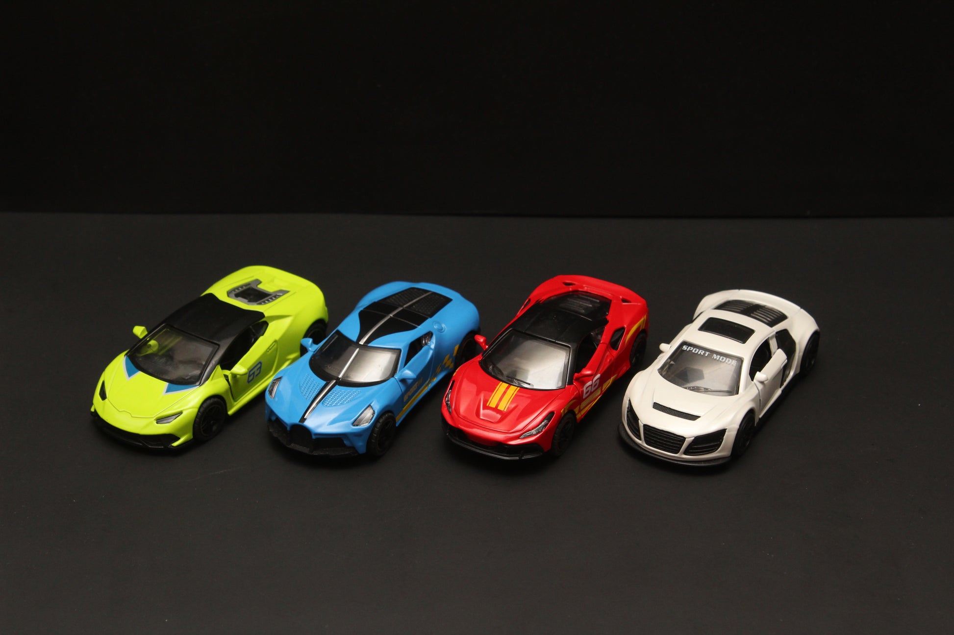 1:43 Lambo , Bugatti , Ferrari , Audi Diecast Combo -  Kunju Vandi  