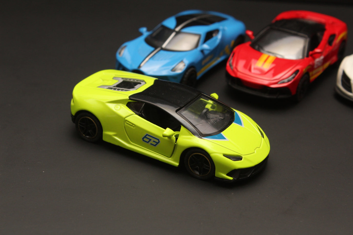 1:43 Lambo , Bugatti , Ferrari , Audi Diecast Combo -  Kunju Vandi  